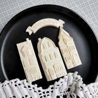 Набор отливок (фигурок) из пластика Мини-городок-2 "Cozy Houses" от Stamperia