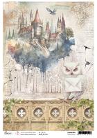 Рисовая бумага Magic Castle к коллекции Wizard Academy от Ciao Bella, А4