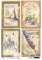 Рисовая бумага Wizard Academy cards к коллекции Wizard Academy от Ciao Bella, А4