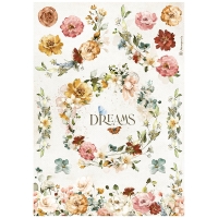 Рисовая бумага к коллекции Garden of Promises dreams А4 от Stamperia, DFSA4693