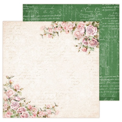 1/3 Набора двусторонней бумаги Secret Garden от Lemoncraft, 20,32х20,32 см, 6 листов, плотность 250 гр/м2