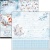 Набор двусторонней бумаги Winter Journey от Ciao Bella. Фоны. 30х30 см, 8 листов, 190 г/м
