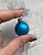 Стеклянный шар для декора Матовый голубой, 1 шт. d3 см