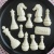 Набор отливок (фигурок) из пластика Шахматы к коллекции "Alice" от Stamperia