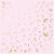 Лист односторонней бумаги с фольгированием Golden Dill Light Pink от Фабрика Декору, 30,5 х 30,5 см