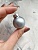 Стеклянный шар для декора Матовый серебро, 1 шт. d3 см