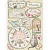 Цветная деревянная вырубка к коллекции Orchids and Cats Clock and labels от Stamperia, A5, KLSP090