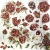 Набор бумаги с серебряным фольгированием к коллекции Frozen Roses, 5 листов 15х15 см, 120 г, от Ciao Bella