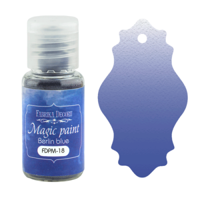 Сухая краска "Magic paint" цвет "Берлинская лазурь", 15мл