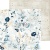 1/4 набора двусторонней бумаги FOREVER BLUE, 6 листов, 20,3x20,3cm, 190 гр./кв.м, от Craft O'Clock
