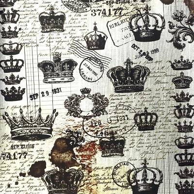 Набор бумаги с серебряным фольгированием к коллекции London's Calling, 5 листов 15х15 см, 120 г, от Ciao Bella
