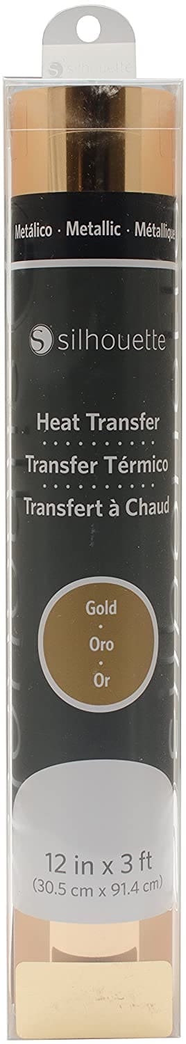 Термотрансферная пленка Silhouette Metallic Heat Transfer Gold 1/2 часть  30х42 см