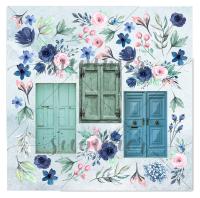 10 шт! Лист для вырезания "Blue outside"  (Снаружи синева) 30,5х30,5 см (190 г/м), от Summer Studio (Саммер Студио)