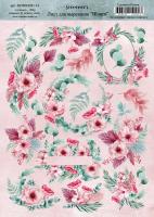 10 шт! Лист для вырезания  "Bloom" (Цветение) А4, SS20042021-14