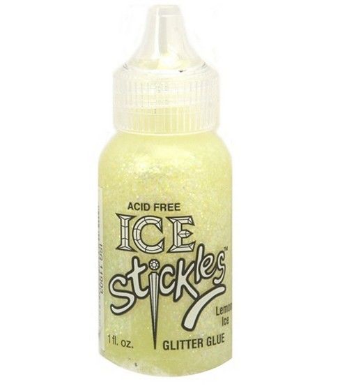 Клей глиттер Ice Stickles Glitter Glue 1oz (30мл )Lemon Ice