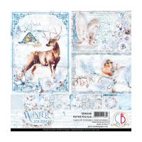 Набор двусторонней бумаги Winter Journey, 20х20 см, 12 л. от Ciao Bella