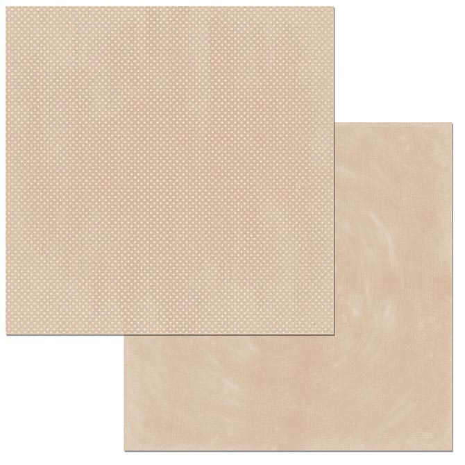 Лист двусторонней бумаги «Almond Dot» к коллекции «Double Dot» 30,5х30,5 см, от BoBunny