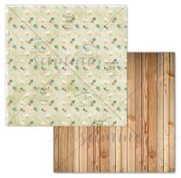 10 шт! Лист двусторонней бумаги "Life in the country" (Жизнь в деревне) 190гр,30,5*30,5см