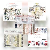 Cет №1 из 5 наборов бумаги Summer Studio 20x20 см