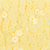 Пайетки "Zlatka" россыпью глянцевые ZF-25-005, цвет светло желтый, 6 мм,10 г