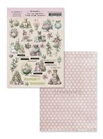 5 шт! Лист двусторонний для вырезания "Самый добрый праздник" к коллекции Загадай желание 190гр, А4, SS20092023-14