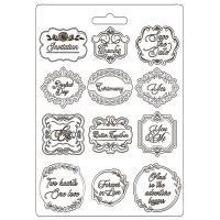 Молд а4 "You and me plates" от Stamperia, k3pta4537