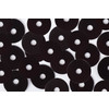 Пайетки "Zlatka" россыпью глянцевые ZF-25-004, цвет черный, 6 мм,10 г