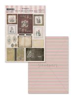 5 шт! Лист двусторонний для вырезания "Волшебные книги" к коллекции Загадай желание 190гр, А4, SS20092023-13