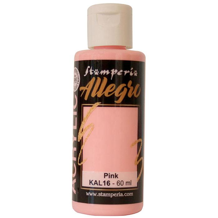 Акриловая краска от Stamperia, цвет Pink, 60 мл