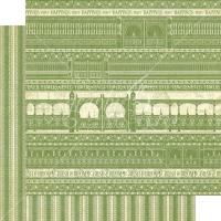 Лист двусторонней бумаги "Garden Gate" к коллекции "Bloom" от Graphic 45, 30х30 см