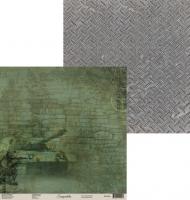 Лист скрапбумаги 6 коллекция «Армия» 190 гр/м2 от Scrapodelie