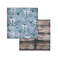 10 шт! Лист двусторонней бумаги "Depth and wings " 250гр,30,5*30,5см, SS25122020-5