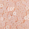 Пайетки "Zlatka" россыпью глянцевые ZF-25-007, цвет бледно-розовый, 6 мм,10 г
