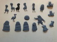 Лот миниатюры из пластика по  Гарри Поттеру (Фантастические твари), 17 элементов (Лисья Нора)