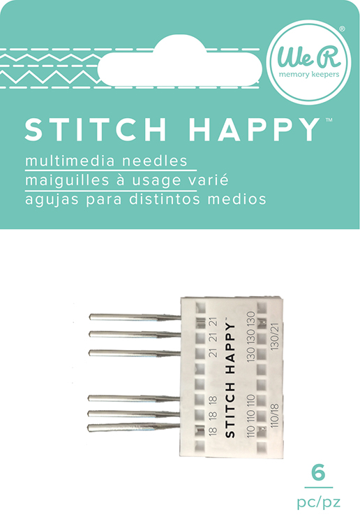 Иглы для швейной машинки We R Stitch Happy Machine Needles (упаковка 6 штук)