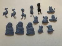 Лот миниатюры из пластика по  Гарри Поттеру (Фантастические твари), 14 элементов (Лисья Нора)