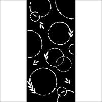 Трафарет к коллекции WELCOME HOME GARLANDS от Stamperia, 12x25 см, KSTDL76