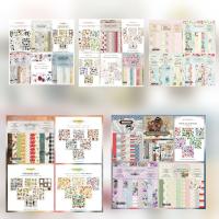 БОКС из 5 сетов наборов бумаги 20х20 см от Summer Studo, (24 набора без повторов)