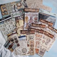 Набор материалов для скрапбукинга к коллекции Voyages Fantastiques от Stamperia