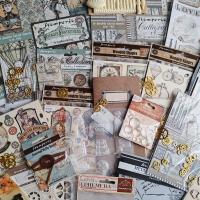 Набор материалов для скрапбукинга к коллекции Callidraphy и  Voyages Fantastiques от Stamperia