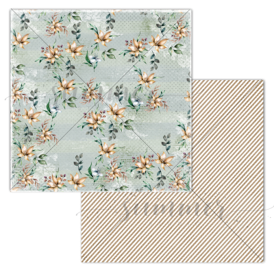 10 шт! Лист двусторонней бумаги "Давным давно" 190гр, 30,5*30,5см, SS09032023-4, от Саммер Студио (Summer Studio)