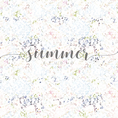 Фоновый набор двусторонней бумаги "Чаепитие" (Tea party) 20х20 см (190 г/м), от Саммер Студио (Summer Studio)