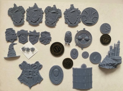 Лот миниатюры из пластика по Гарри Поттеру, 24 элемента (Лисья Нора)