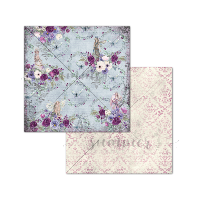 10 шт! Лист двусторонней бумаги "Магия леса" (Magic of the forest) 250гр,30,5*30,5см, SS25122020-4