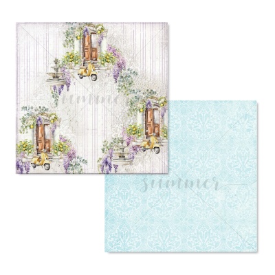 Набор двусторонней бумаги "Южный ветер", Голден Скрап (GoldenScrap), 16 листов (5 лх3 шт+бонус на обложке), 235гр, 20Х20см, SS12062024-10