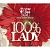 Чипборд надпись "100% Lady" №2 от ScrapBox