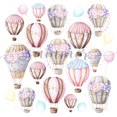 Набор для вырезания 18 листов "Детские мечты" 20х20 см (190 г/м), от Summer Studio