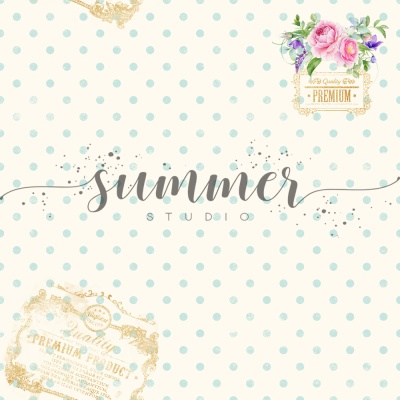 Фоновый набор двусторонней бумаги "Свежесть" (The freshness) 20х20 см (190 г/м), от Саммер Студио (Summer Studio)