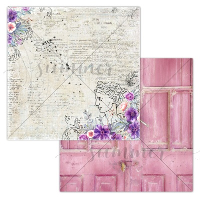 Набор двусторонней бумаги (10 листов + 1 бонус) "Amethyst" 30,5х30,5 см (190 г/м), от Summer Studio