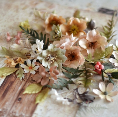 Набор цветов ручной работы от Оксаны Ваниной к коллекции Сохрани на память от Summer Studio №1